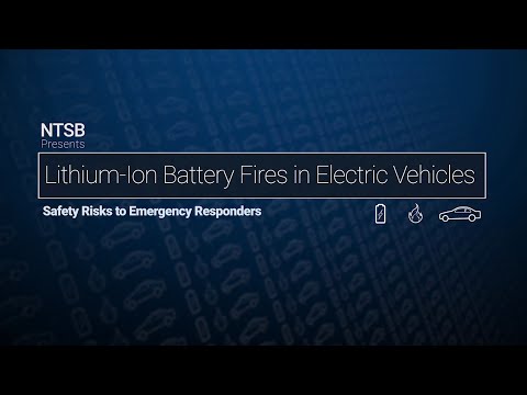 Lithium-Ion Battery Fires in Electric Vehicles - Safety Risks to Emergency Responders