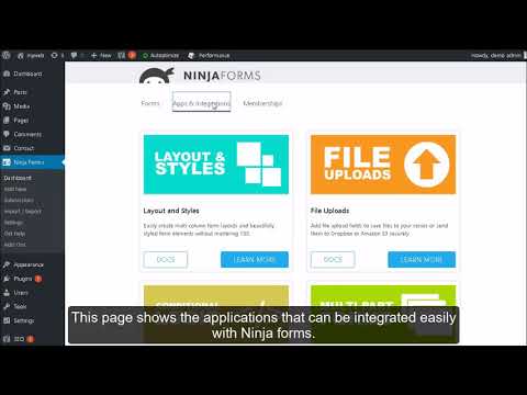 WordPress Plugins - Ninja Forms