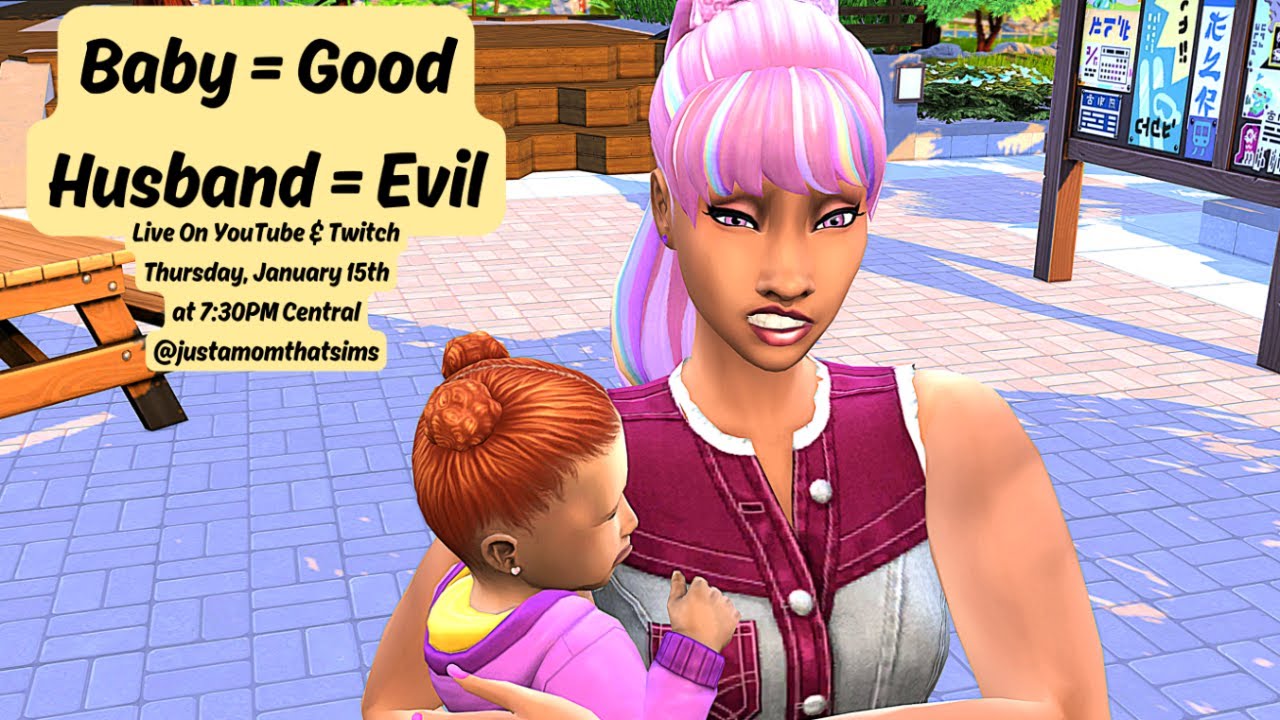My Imaginary Sim Had A Baby By Her Evil Husband In The Sims 4!  What's Next?