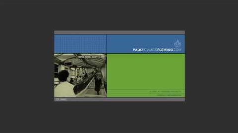 Paul Edward Fleming flash website in 2001