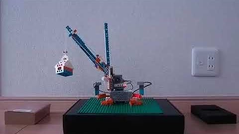 A Great DIY from Japanese fans-A crane built using Apitor Robot X.#Apito#CodingToys#Building Blocks