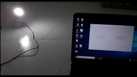 Arduino and Visual Studio Controlled Light ON-OFF.