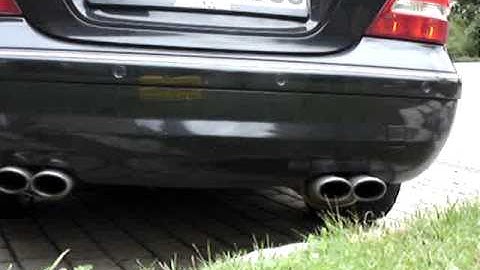 C55 AMG Kalt start cold start sound