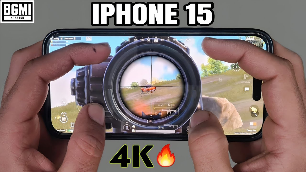 BGMI NEW UPDATE  SENSITIVITY 🔥| IPHONE 15 HANDCAM | HDR + EXTREME BGMI TEST 