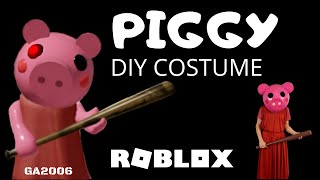 Roblox Piggy Diy Head And Costume Roblox Piggy In Real Life Youtube - roblox noob costume diy