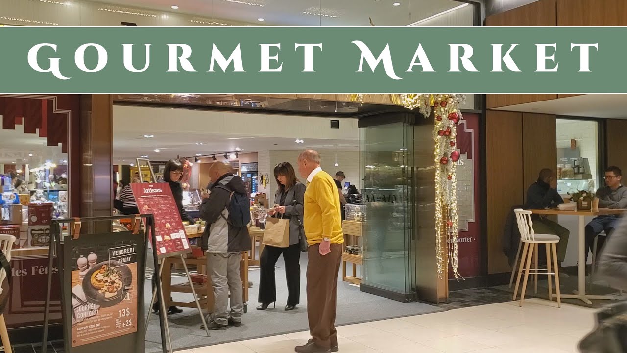 Downtown Montreal's Gourmet Market (Marché Artisans) - YouTube