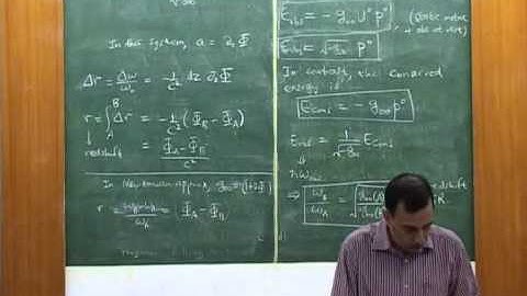 General Relativity Lecture 10 (Sunil Mukhi)