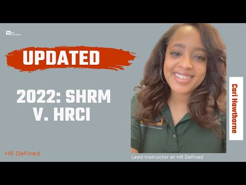 Video: Ի՞նչ է HRM-ը և SHRM-ը: