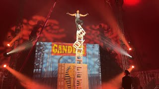 Gandeys Circus 2023 Merry Hill Chair Balancing