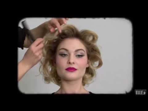 Le brushing de Marilyn Monroe - ELLE Coiffure