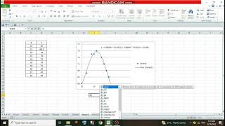 How to Fit a Polynomial to Data in Excel?