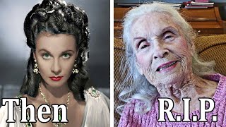 GONE WITH THE WIND (1939) Then and Now All Cast: Most of actors died