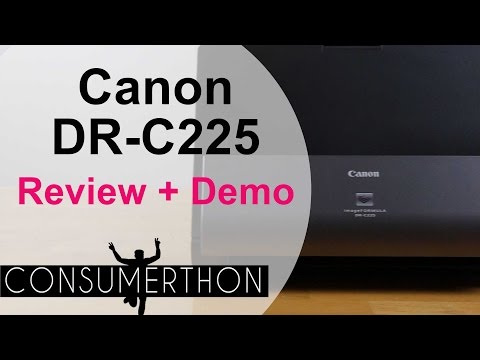 Canon DR C225 Review and Demo