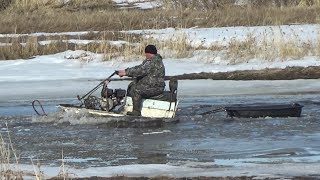 Самодельное центробежное сцебление на БУРАНЕ АМФИБИЯ с ДВС ЛИФАН!