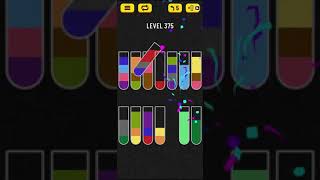 Water Sort Puzzle   level 375 !!! Mobile Cell Phone Game Walkthrough Android / Apple