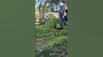 Pushed Too Hard!!! big wheeled string trimmer can be....