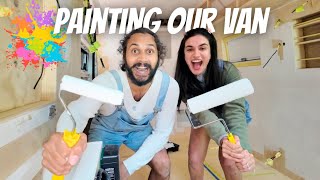 Painting our VAN! It took us 3 DAYS