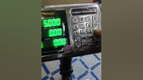 REALWEIGHT 50kg price computing weight machine CALIBRATION