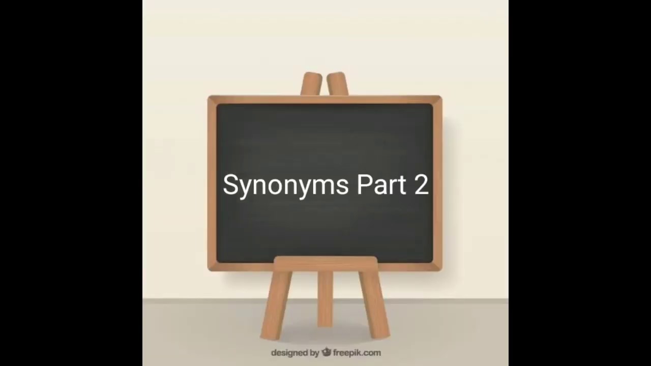Synonyms In Competitive Exams YouTube Synonyms In Competitive Exams YouTube