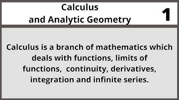 Calculus and analytic geometry in Urdu | HIndi MTH104 LECTURE 01