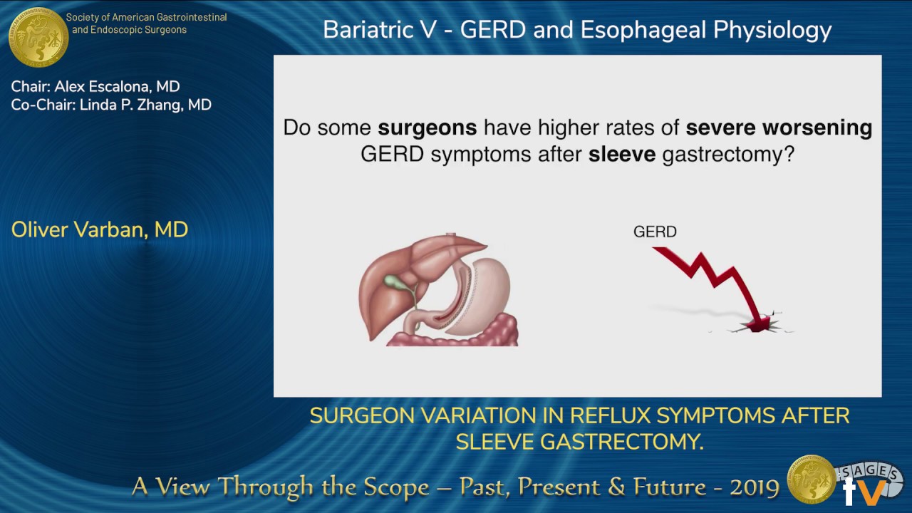Surgeon Variation in Reflux Symptoms after Sleeve Gastrectomy YouTube