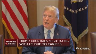 Trump on tariffs: Our steel industry is going through the roof