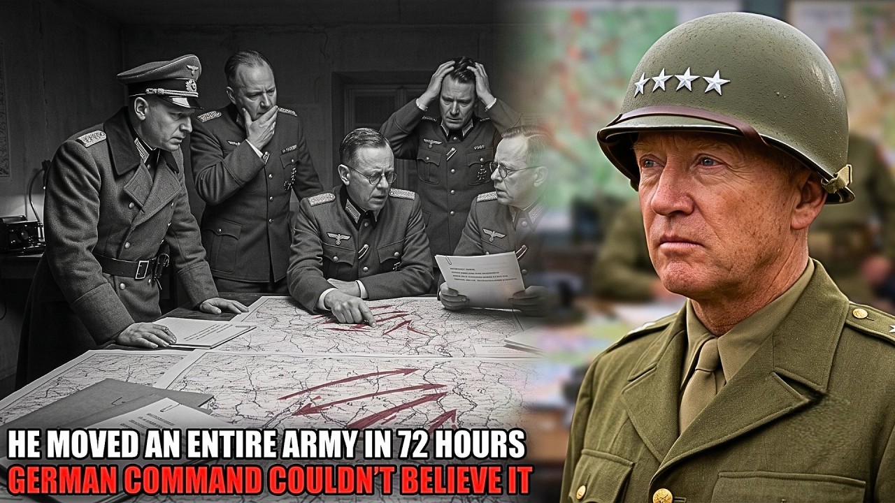 "What Shocked the German High Command When Patton Moved an Entire Army in 72 Hours"