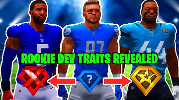 Every ROOKIE Hidden Dev Trait Revealed in Madden 23 Franchise Mode!