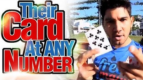 Cool Card Tricks Revealed: Free Magic : Their Card At Any Number