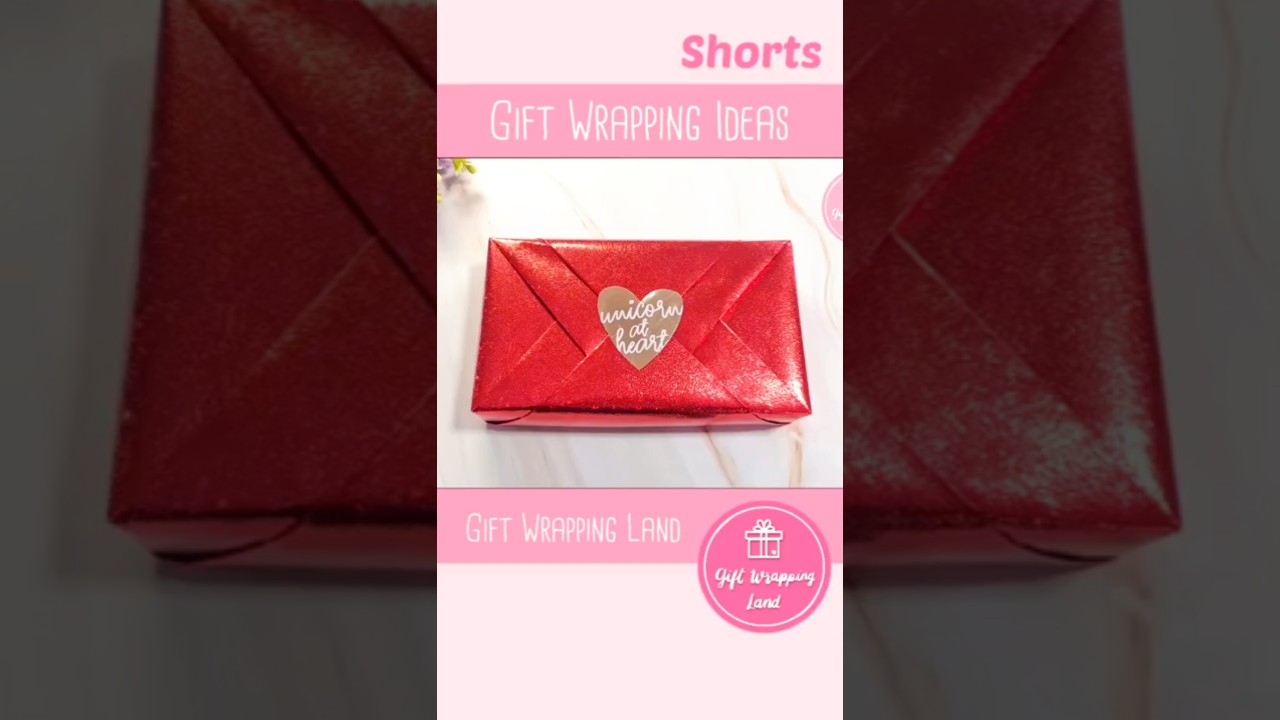 Shorts easy gift wrapping ideas for Valentine's day 2021 | Valentine gift ideas | Gift Wrapping Land