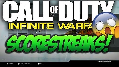 Call of Duty: Infinite Warfare Scorestreaks including Tactical Nuke