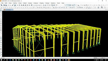 sap2000 v19 design steel structural building 03 final