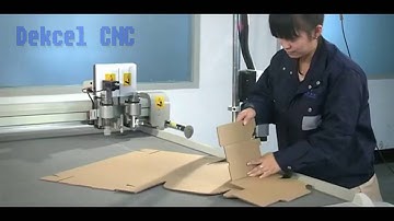 Oscillating knife tool machine cutting Corrugated board
