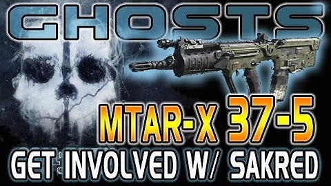 Call of Duty Ghosts Best SMG Class Setup Mtar-X: Sakred Get Involved