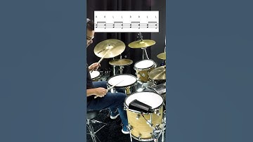 Beginner Drummers Daily Coordination Exercise With Double Stroke Rolls #shorts