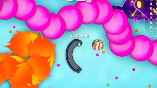 Snake Io 🐍 The Imposter V's 3 Giant Snake Epic Gameplay 😎 I Reached 15k+ Score in The Map