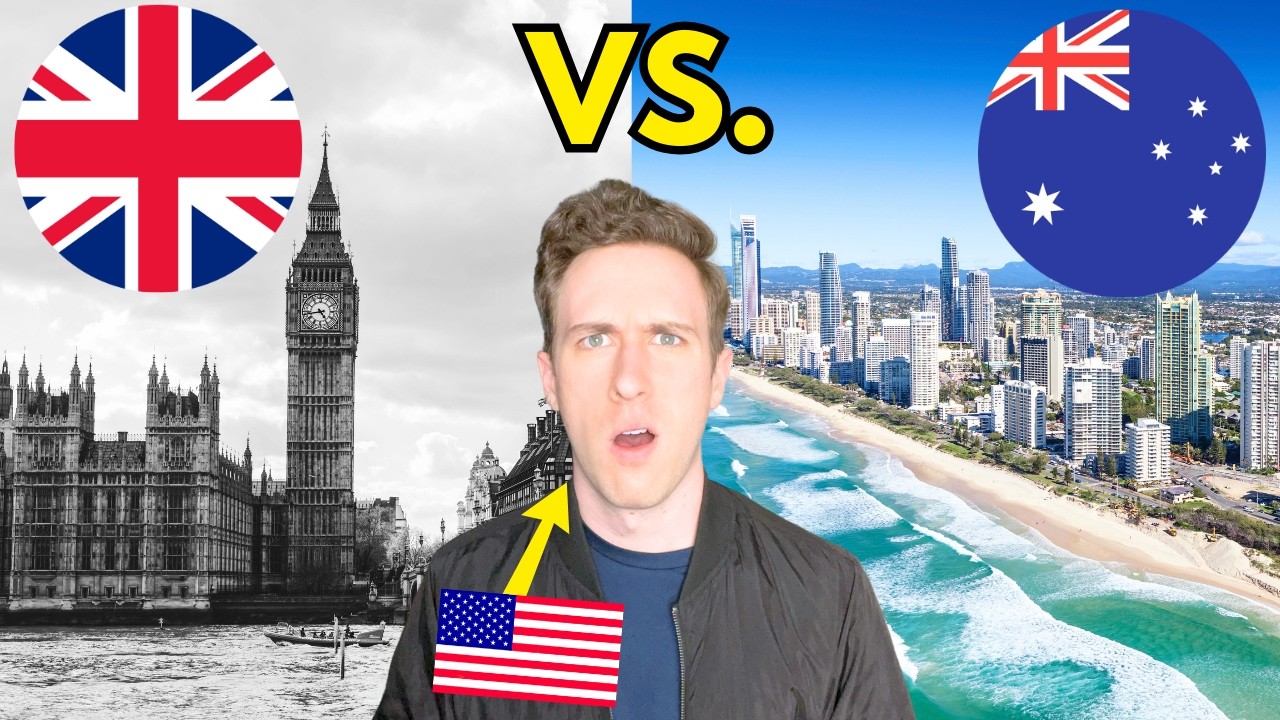 American REACTS to Living in UK vs. AUSTRALIA!