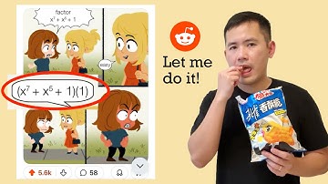 How to really factor x^7+x^5+1, Reddit r/mathmemes