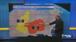Why is 'Tornado Alley' shifting east?
