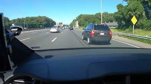 Tesla Autopilot avoids collision!