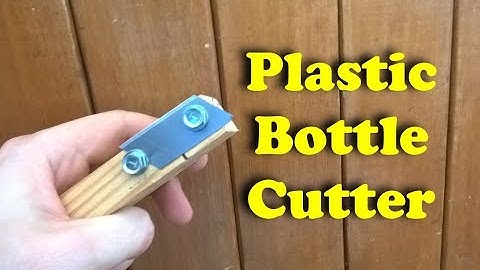 How to make a plastic bottle cutter. (How to make rope out of plastic bottles)