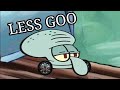 Squidward turns into a convertible