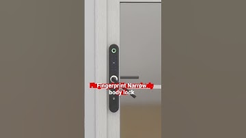 Smart fingerprint narrow body lock for sliding door| Aluminum alloy door lock | fingerprint lock