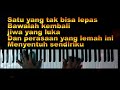 SATU YANG TAK BISA LEPAS - REZA | KARAOKE PIANO ORCHESTRA | FEMALE LOWER KEY