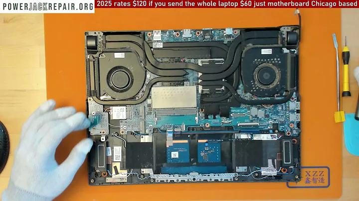 ASUS ROG STRIX G513I G513L disassembly laptop charge port power jack repair fix taking apart tear