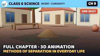 Methods of Separation in Everyday Life One Shot | Class 6 Science Chapter 9 | 3D Animation