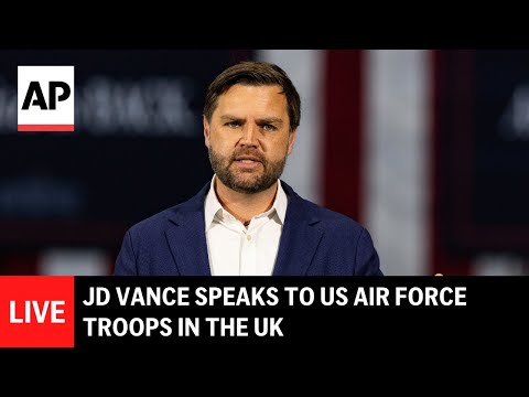 LIVE: JD Vance speaks at RAF Fairford during visit to US Air Force troops in UK Episode cover
