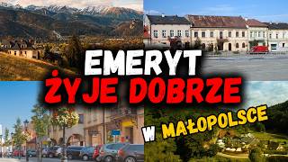 7 NIEDOCENIANYCH Miast w MAŁOPOLSCE, GDZIE EMERYCI ŻYJĄ BARDZO DOBRZE i WYDAJĄ NIEWIELE