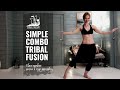 SIMPLE COMBO TRIBAL FUSION || простая связка для продолжающих, хореография Агапии Савицкой