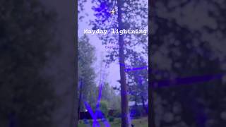 Wild Lightning Crashes ⚡️  #thunder #storm